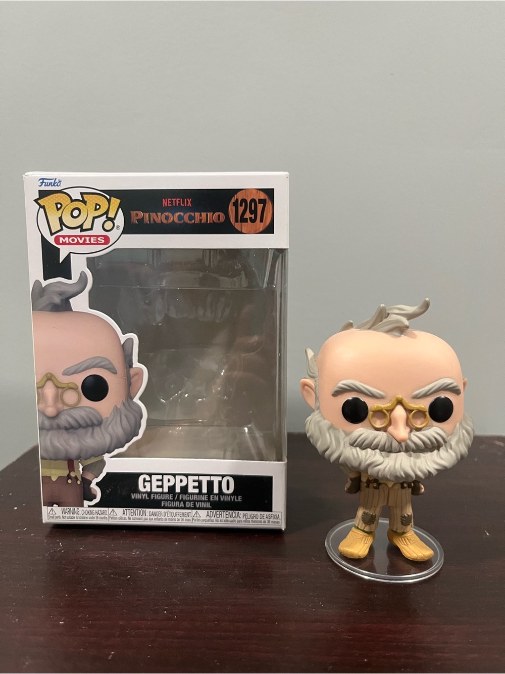 Funko Pop! Geppetto Vinyl Figure (Beige, Gray) - Pinocchio 1297